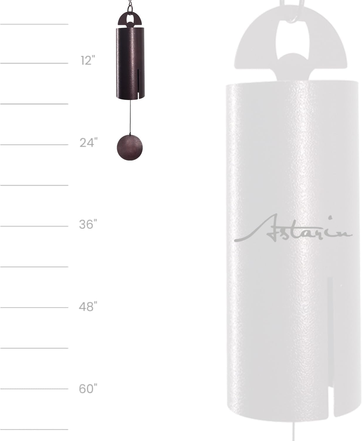 ASTARIN Wind Chimes for Outside Deep Tone Heroic Windbell Deep Resonance Serenity Bell Outdoor Decor for Patio,Yard,Porch,Garden