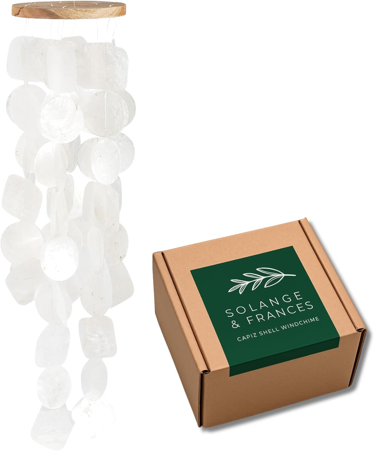 Solange & Frances Turquoise Sea Glass Wind Chimes for Outside - Ideal Gifts for Women Who Have Everything. Unique Valentines Day Gifts for Her, Valentines Gift Ideas