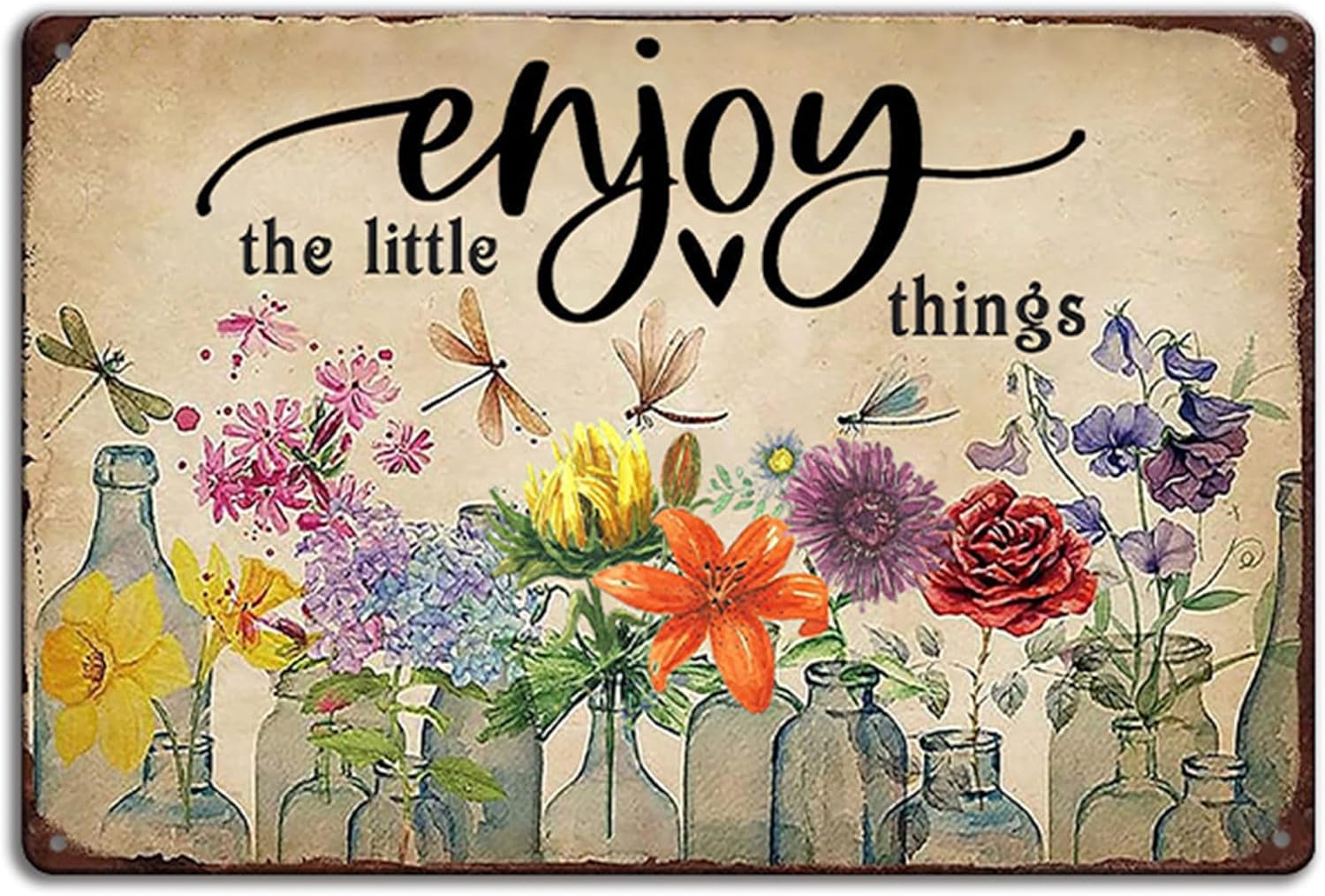 Funny Metal Garden Signs Outdoor Decor 12x8 Inch - Vintage Garden Tin Sign For Outside, Unique Gardening Gifts for Women, Greenhouse Decor & Yard Decorations Outdoor Patio Signs for Plant Lovers