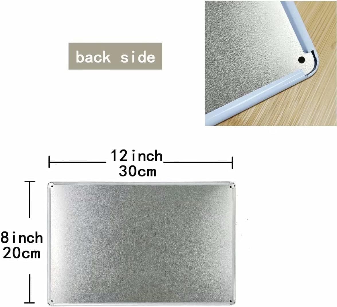 Funny Metal Garden Signs Outdoor Decor 12x8 Inch - Vintage Garden Tin Sign For Outside, Unique Gardening Gifts for Women, Greenhouse Decor & Yard Decorations Outdoor Patio Signs for Plant Lovers