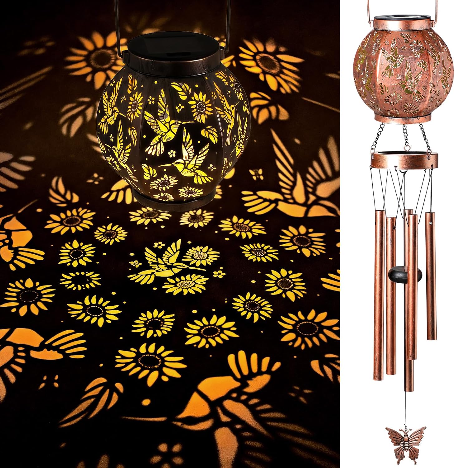 Outdoor Moon Light Wind Chimes, Mom Gift Moon Gifts, Mother Decor, Garden Gifts, Sympathy Wind Chimes Outdoor for mom, Grandma, Memorial Wind Chime.